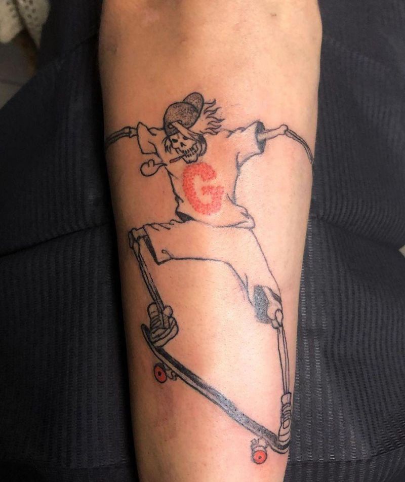 30 Pretty Skater Tattoos You Will Love