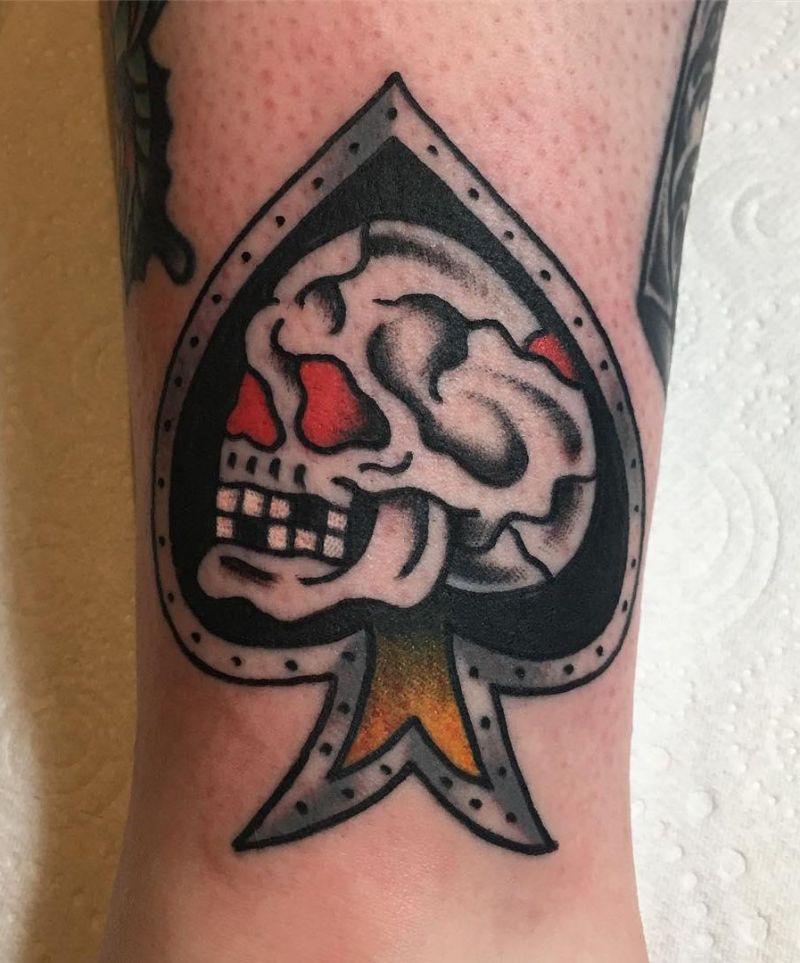 30 Pretty Ace of spades Tattoos to Inspire You