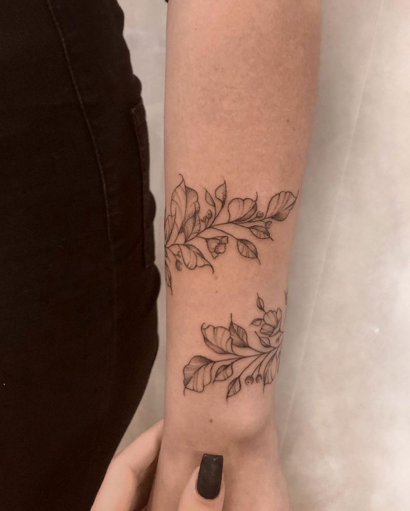 30 Pretty Branch Tattoos You Must Try