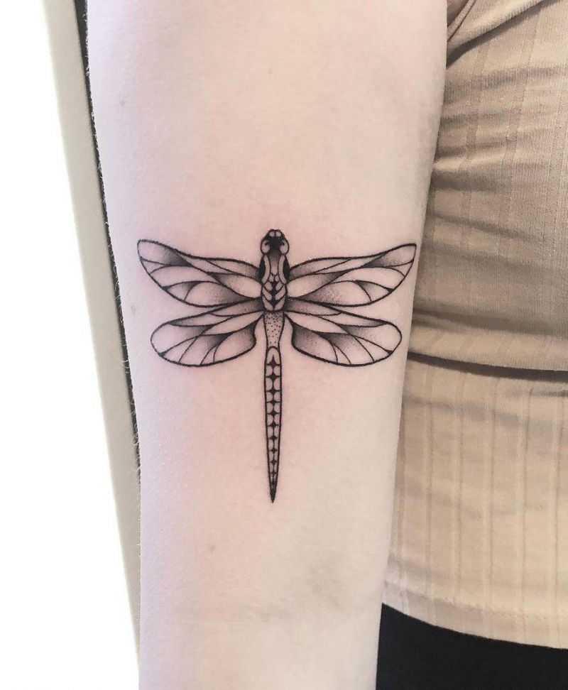 30 Pretty Dragonfly Tattoos You Will Love