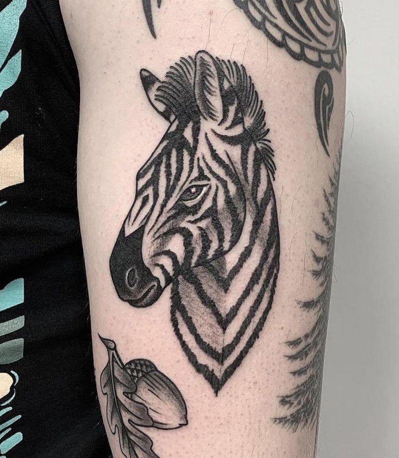 30 Pretty Zebra Tattoos You Must Try