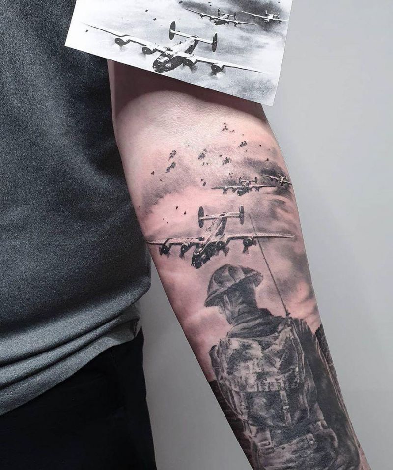 30 Pretty Army Tattoos to Inspire You