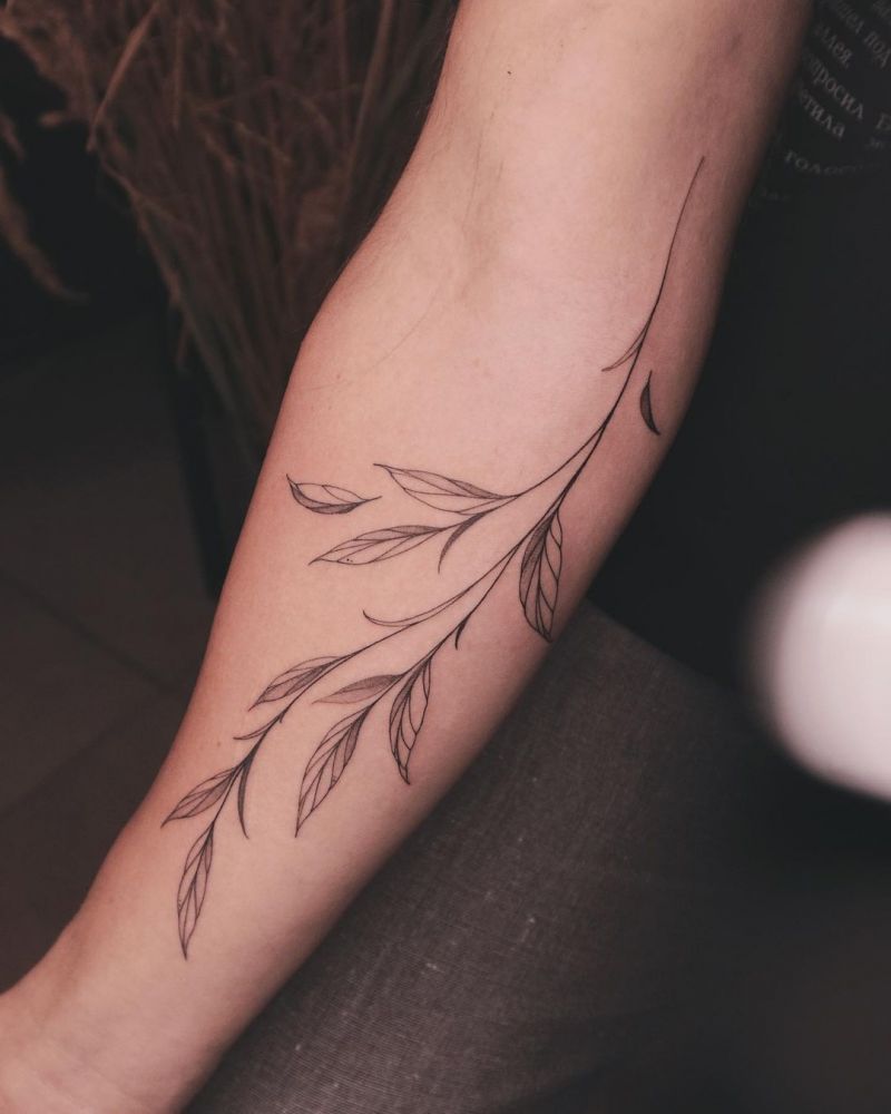 30 Pretty Branch Tattoos You Must Try