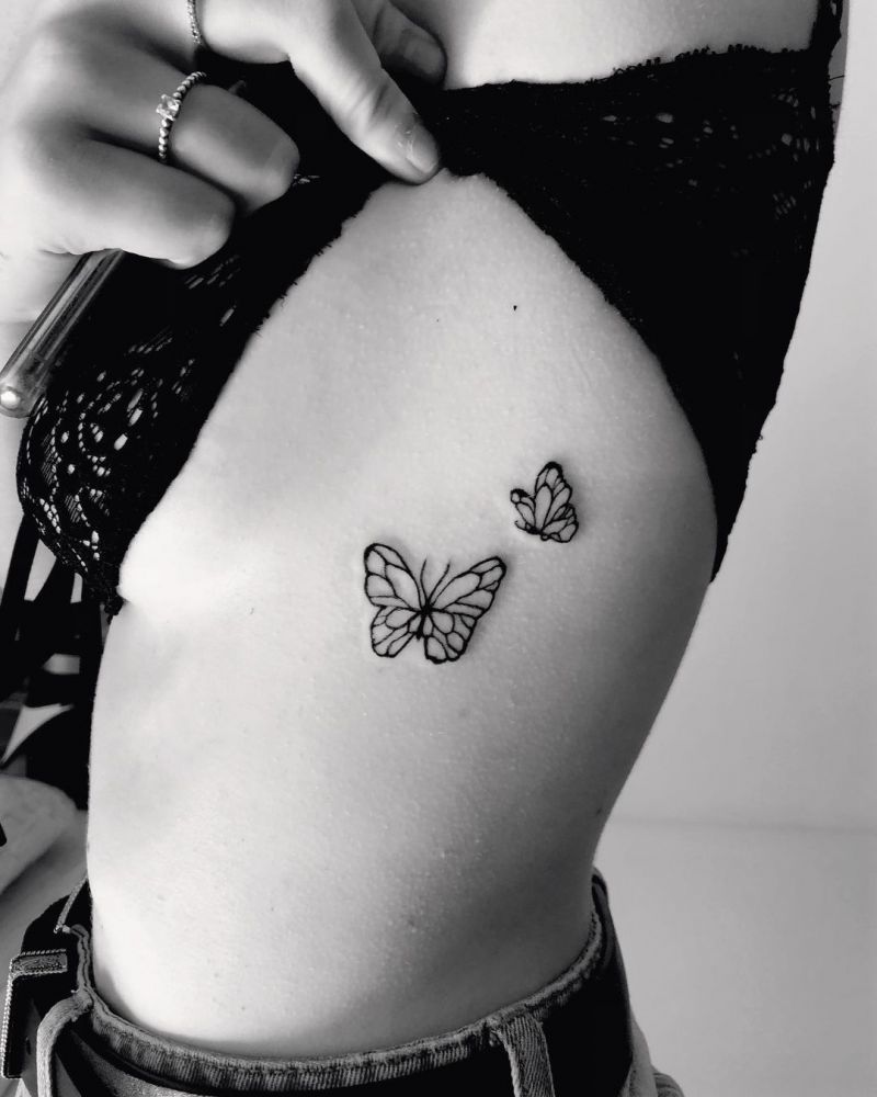 30 Pretty Butterfly Tattoos for Inspiration