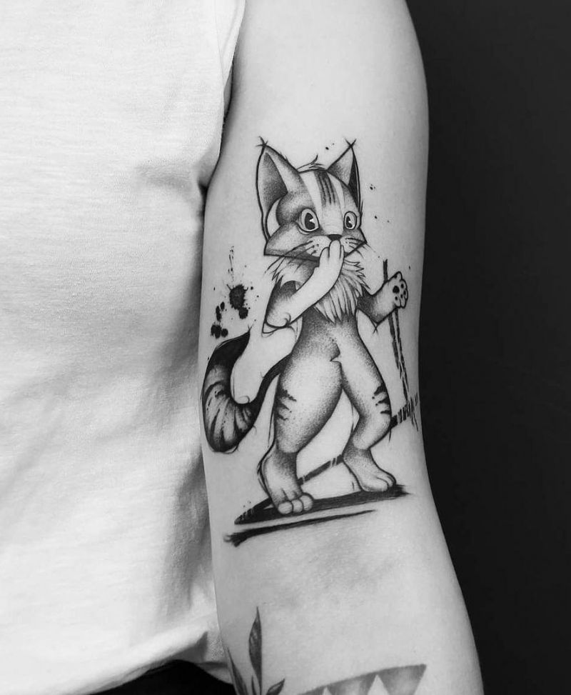 30 Cute Cat Tattoos You Will Love