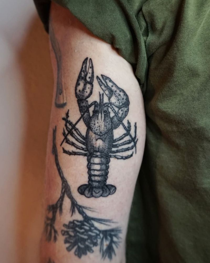 30 Pretty Crayfish Tattoos Make You Beautiful