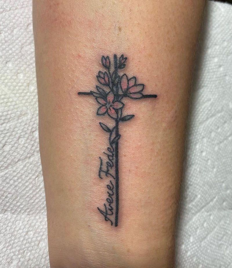 30 Pretty Cross Tattoos You Will Love