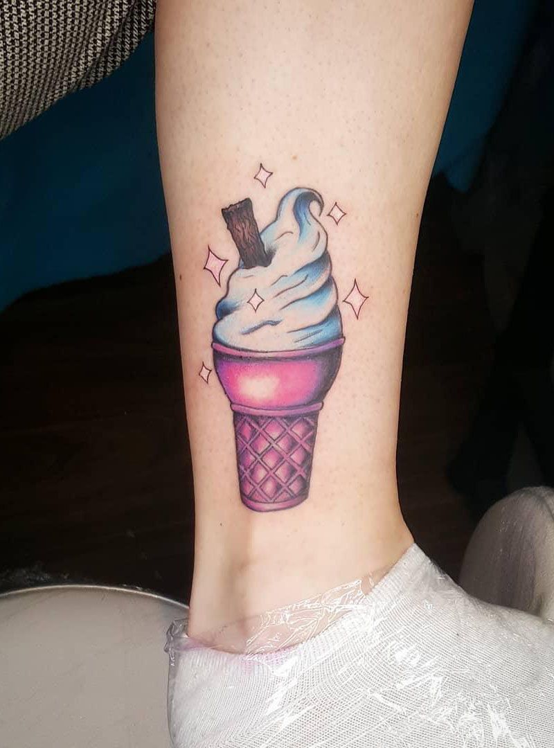 30 Pretty Icecream Tattoos for Inspiration