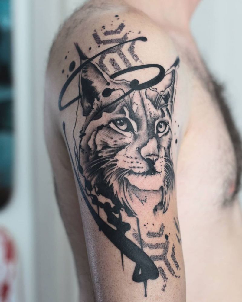 30 Pretty Lynx Tattoos You Will Love