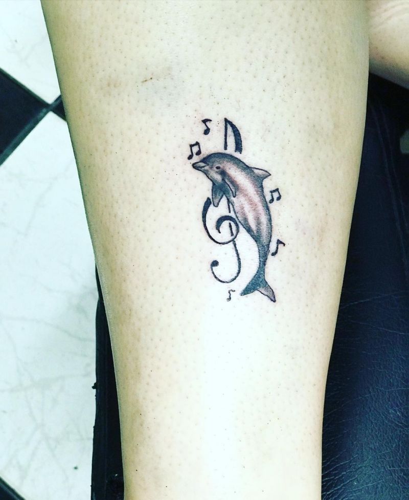 30 Pretty Music Tattoos to Inspire You