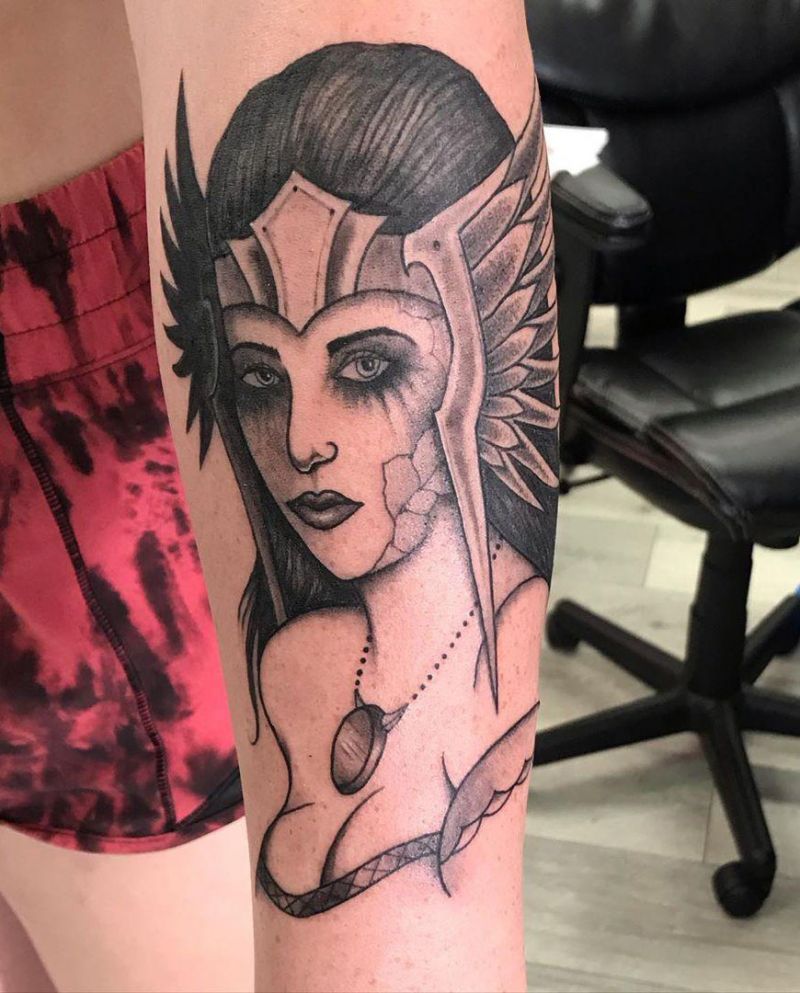 30 Pretty Valkyrie Tattoos to Inspire You