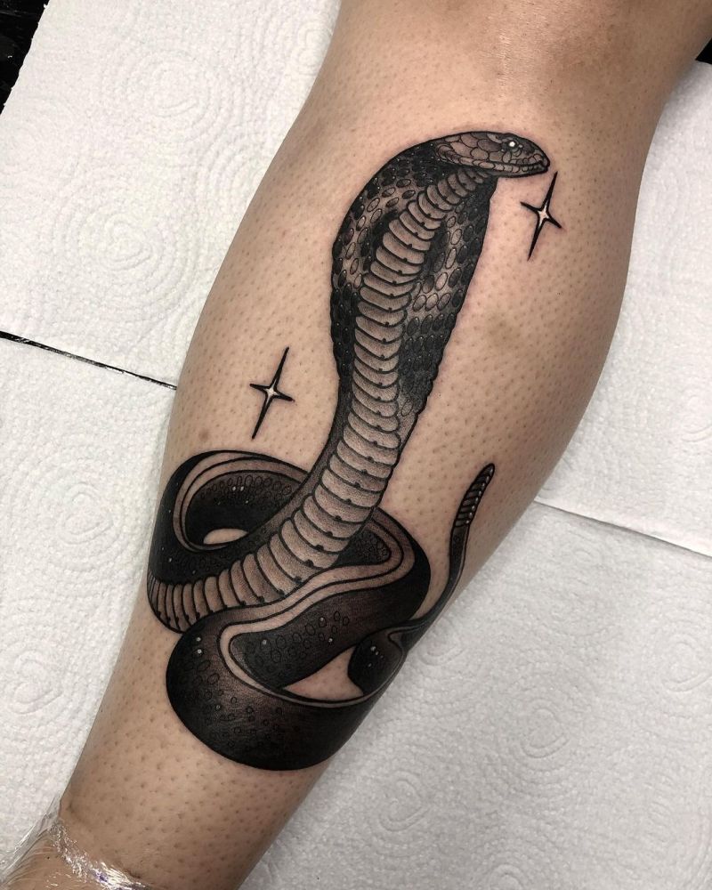 30 Pretty Cobra Tattoos to Inspire You