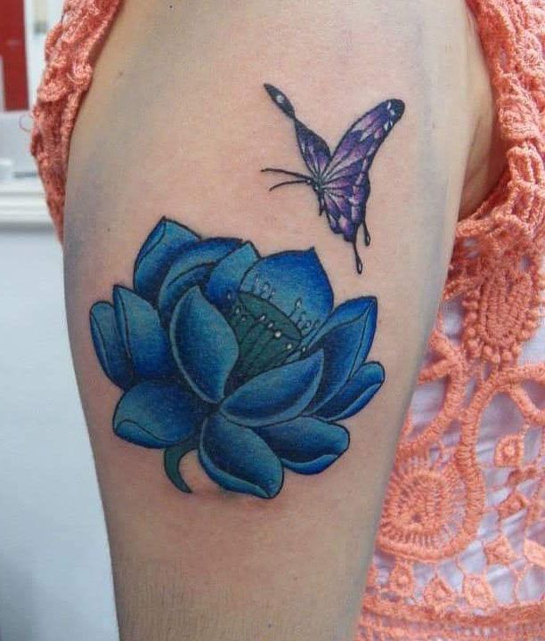 30 Pretty Lotus Flower Tattoos You Will Love