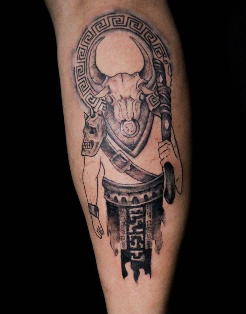 30 Superb Minotaur Tattoos to Inspire You