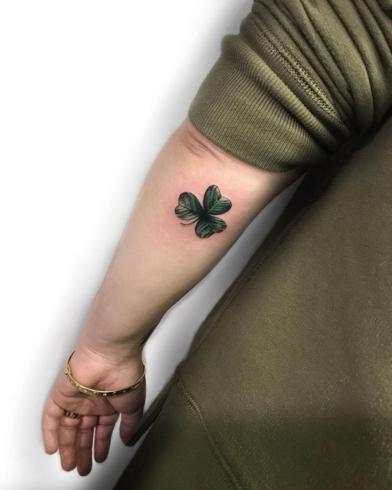 30 Pretty Shamrock Tattoos You Will Love