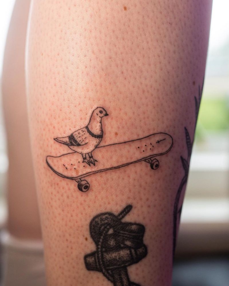 30 Pretty Skater Tattoos You Will Love