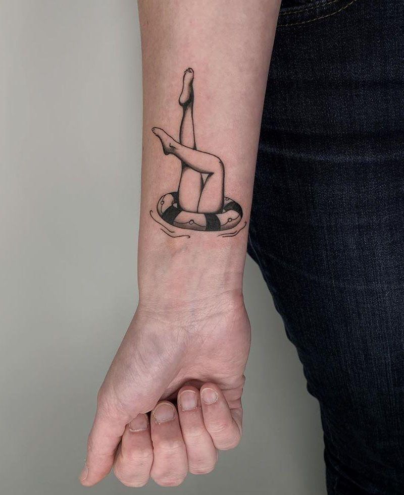 30 Pretty Swimmer Tattoos You Must Try