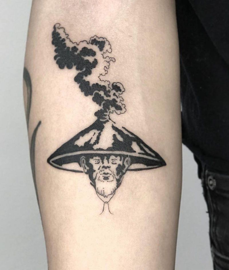 30 Pretty Volcano Tattoos for Inspiration