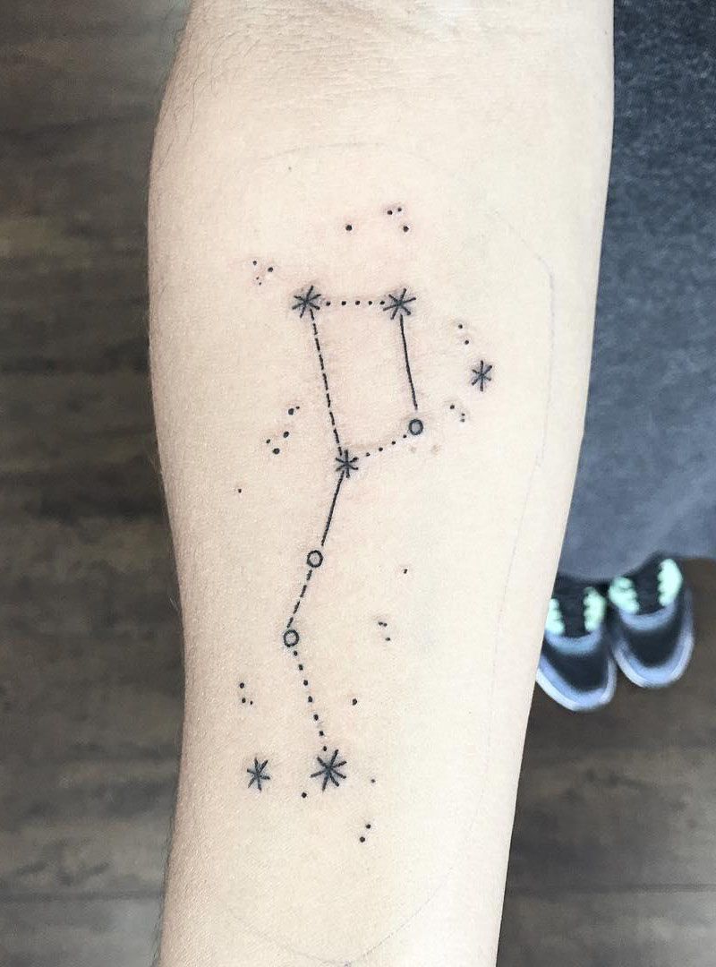 30 Pretty Big Dipper Tattoos Bring You Good Luck