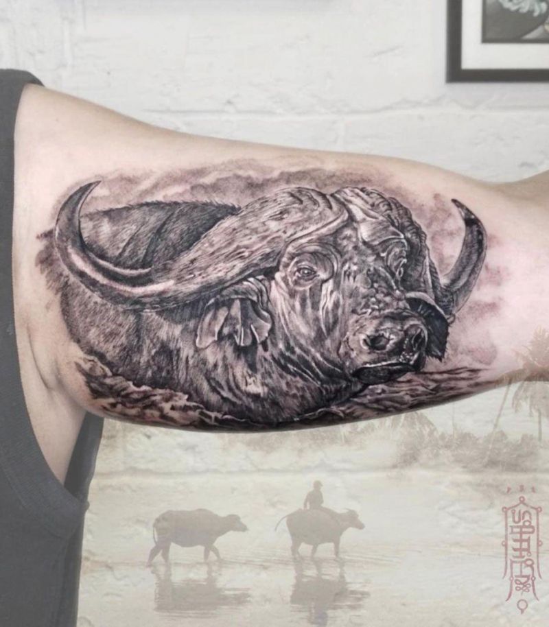 30 Pretty Buffalo Tattoos Make You Brave