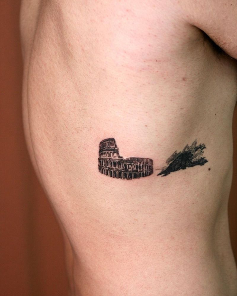 30 Pretty Colosseum Tattoos You Will Love