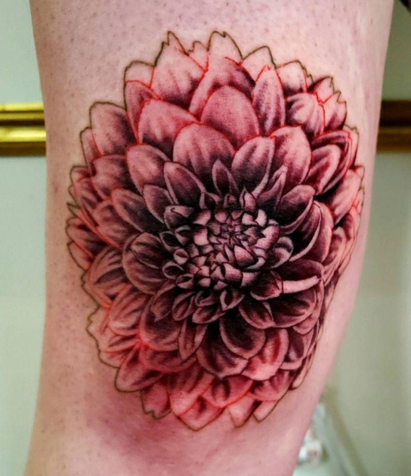 30 Pretty Dahlia Tattoos You Must Try