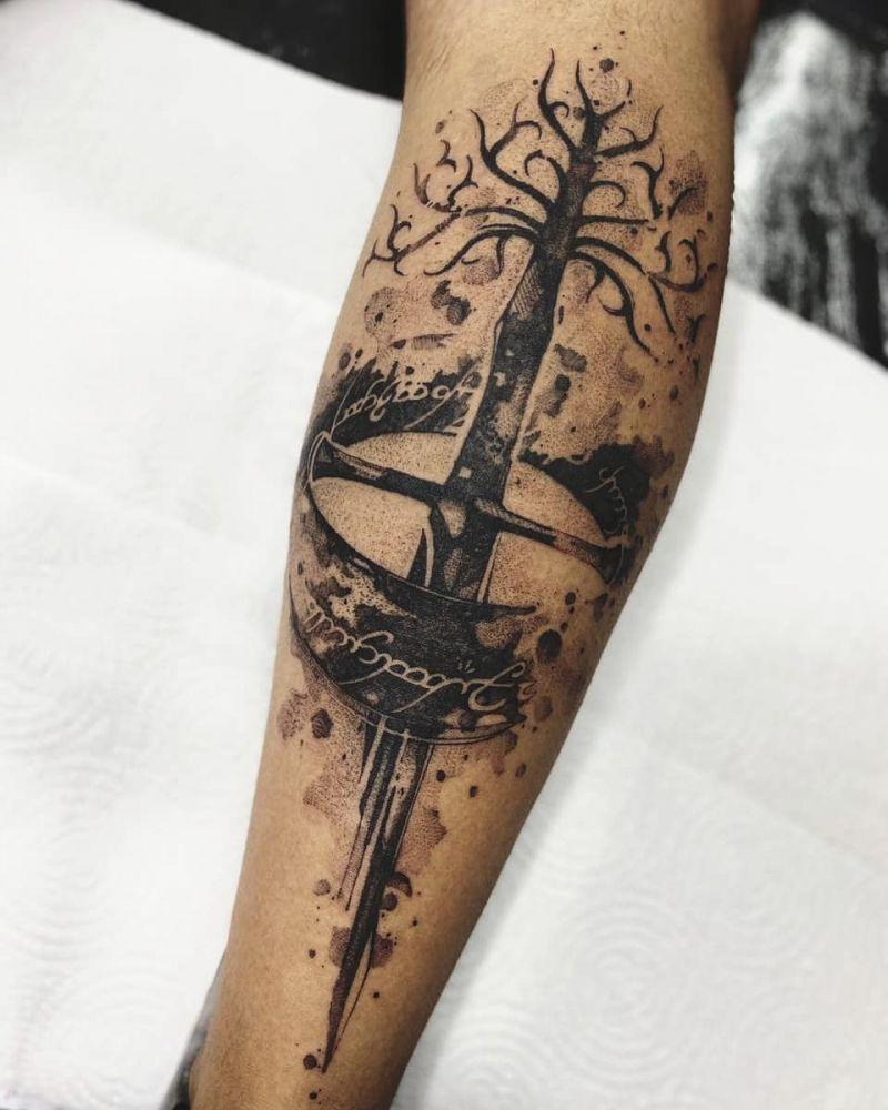 30 Lord of The Rings Tattoos You Will Love