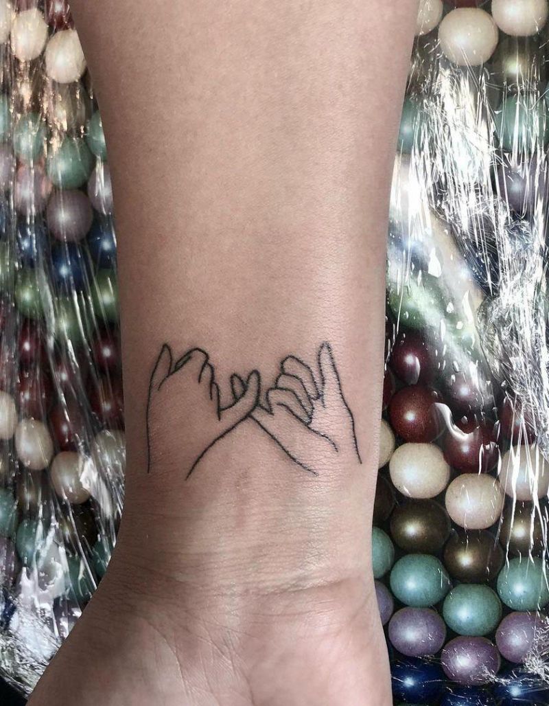 30 Pretty Pinky Promise Tattoos Remind You to Remember Commitment