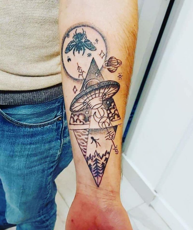 30 Pretty Trippy Tattoos Give You an Unexpected Feeling