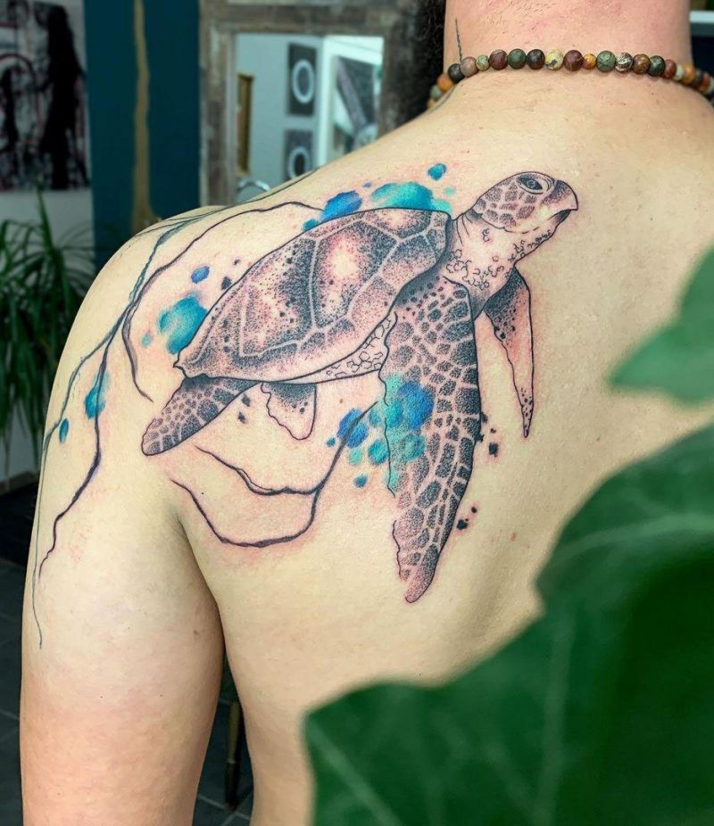 30 Pretty Turtle Tattoos You Must Try