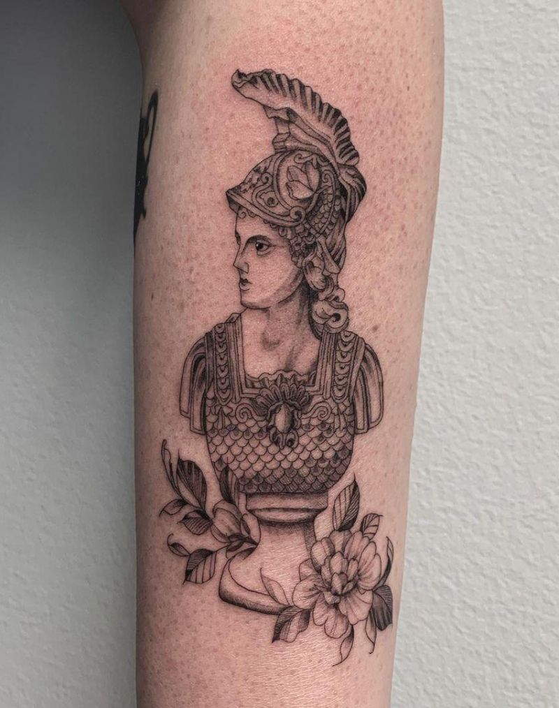 30 Pretty Athena Tattoos to Inspire You