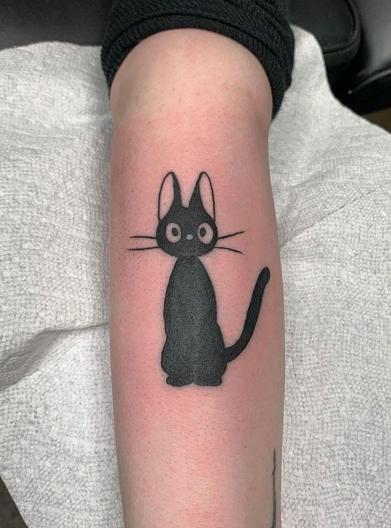 30 Pretty Black Cat Tattoos to Inspire You