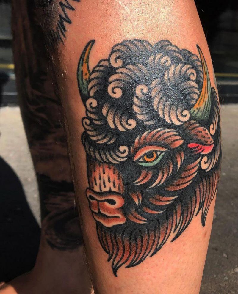 30 Pretty Buffalo Tattoos Make You Brave