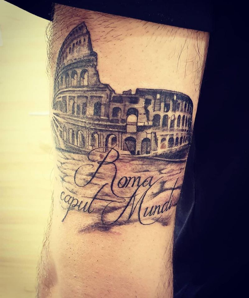 30 Pretty Colosseum Tattoos You Will Love