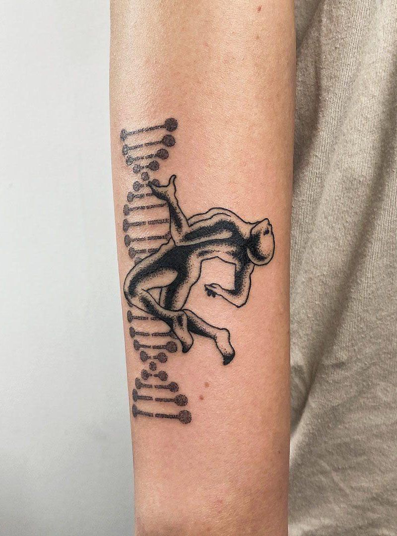 30 Pretty DNA Tattoos to Inspire You