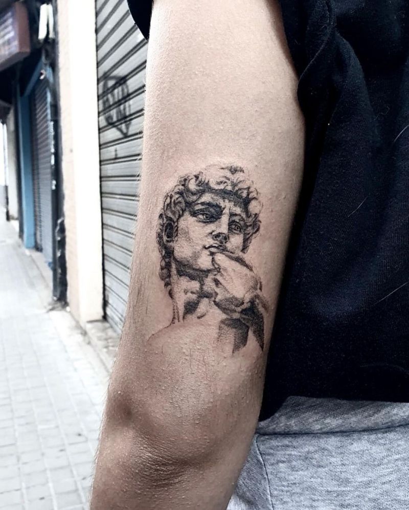 30 Pretty David Tattoos to Inspire You