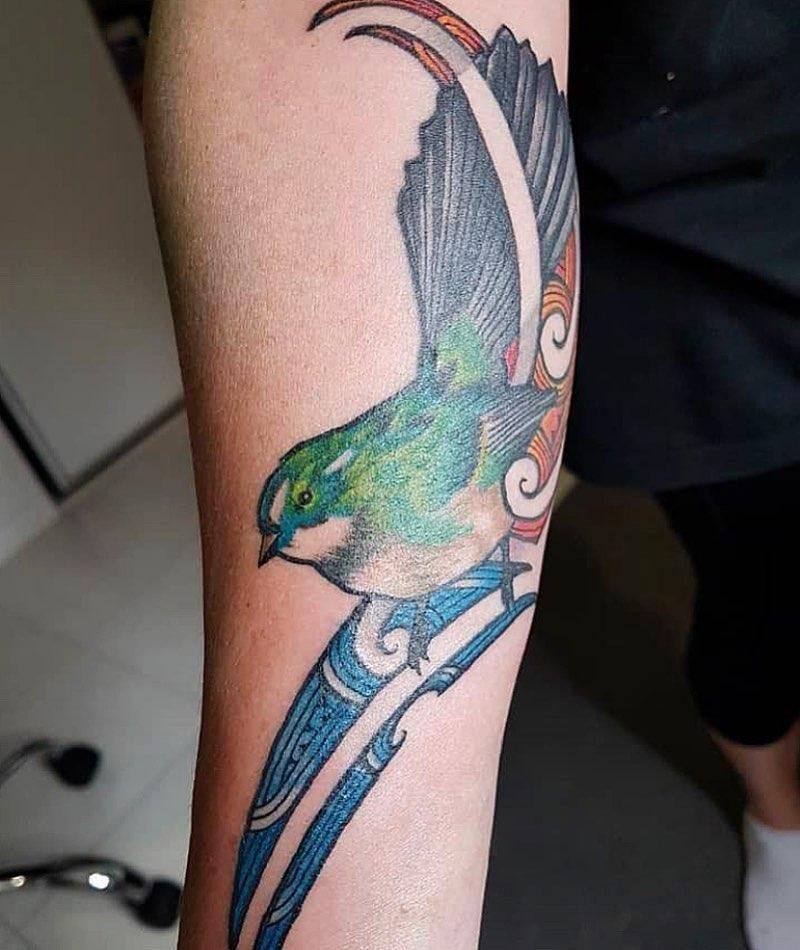 30 Pretty Fantail Tattoos You Must Try