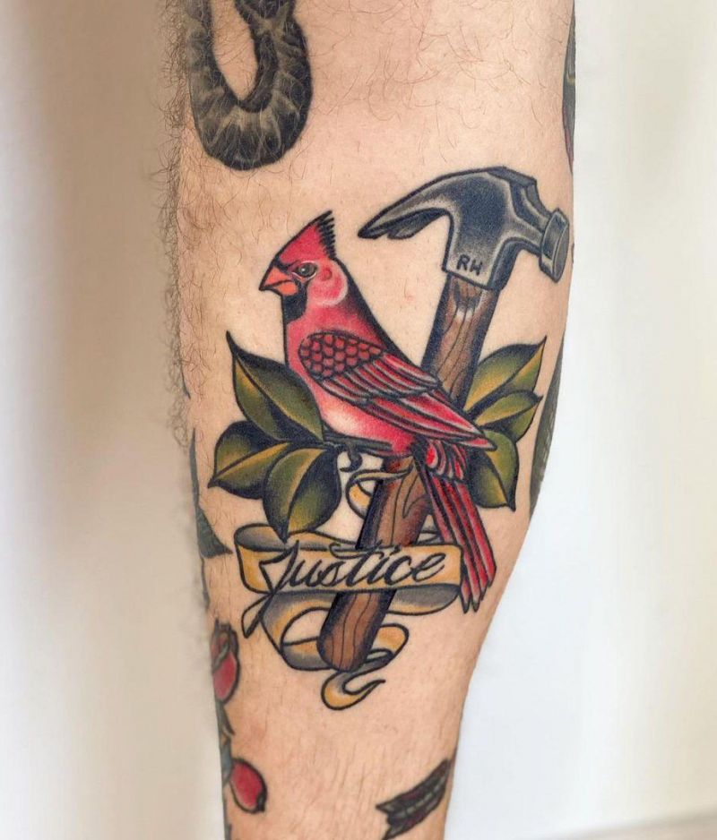 30 Pretty Hammer Tattoos You Will Love