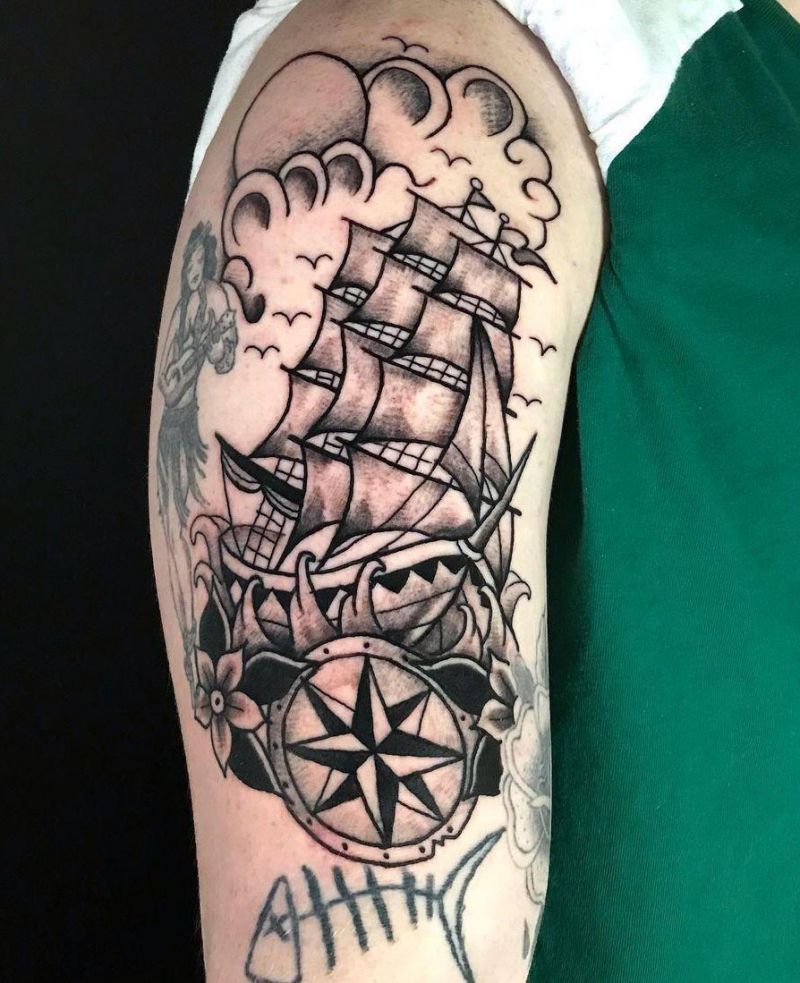 30 Pretty Sailor Tattoos You Will Love