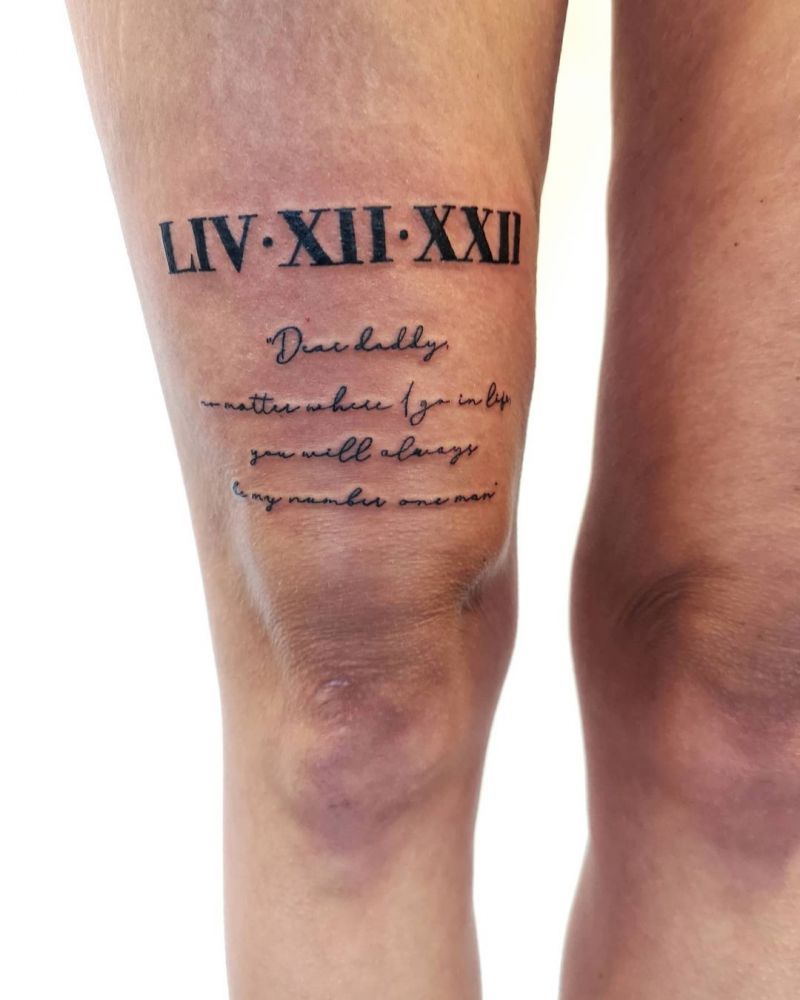 30 Pretty Text Tattoos to Inspire You