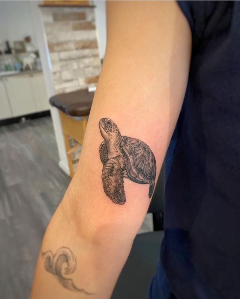 30 Pretty Turtle Tattoos You Must Try