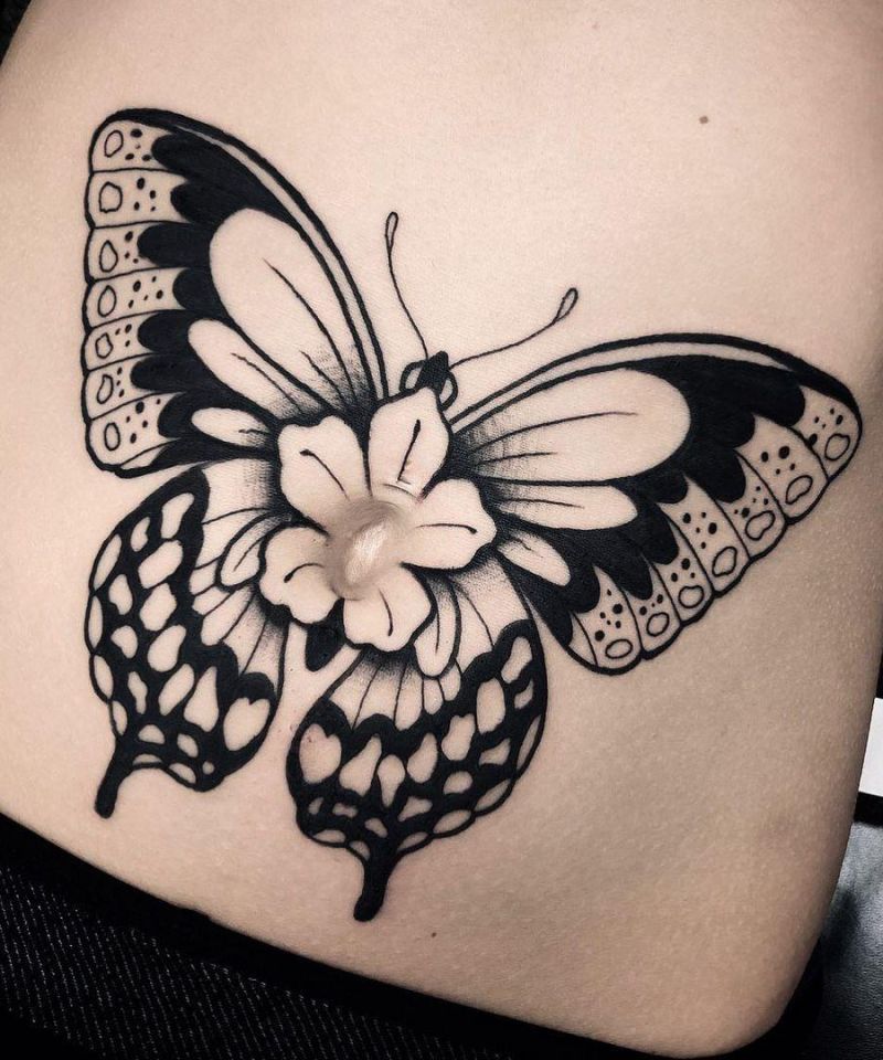 30 Pretty Belly Button Tattoos Make You Attractive