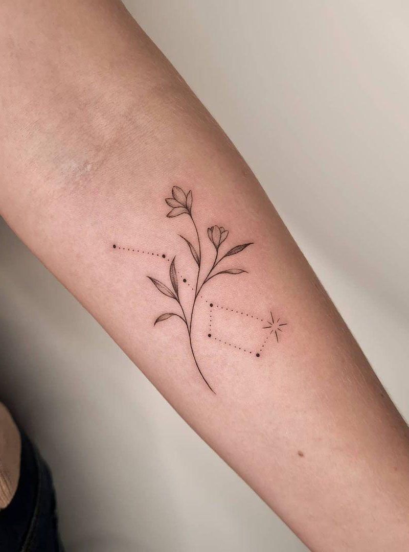 30 Pretty Big Dipper Tattoos Bring You Good Luck