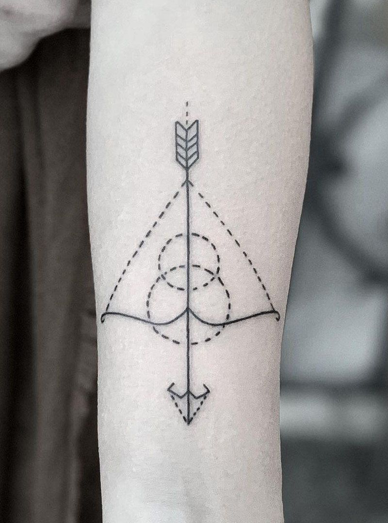 30 Pretty Bow and Arrow Tattoos Bring You Good Luck