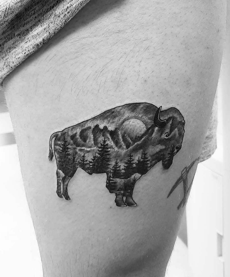 30 Pretty Buffalo Tattoos Make You Brave