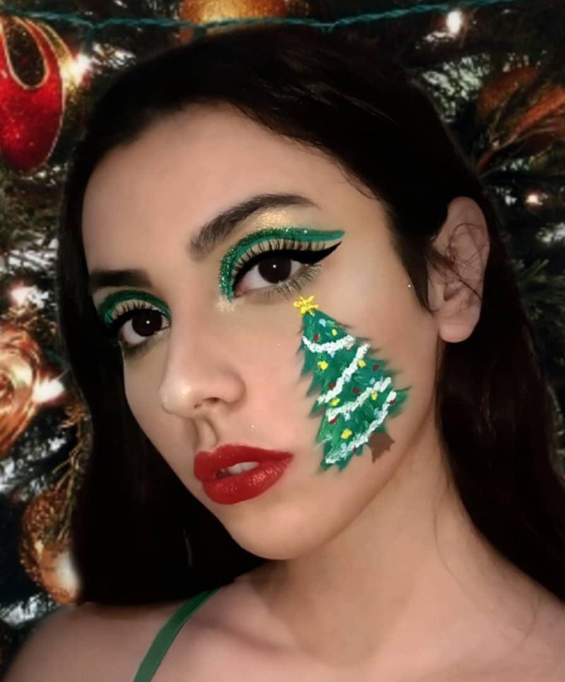 30 Glamorous Christmas Makeup Looks For Holiday