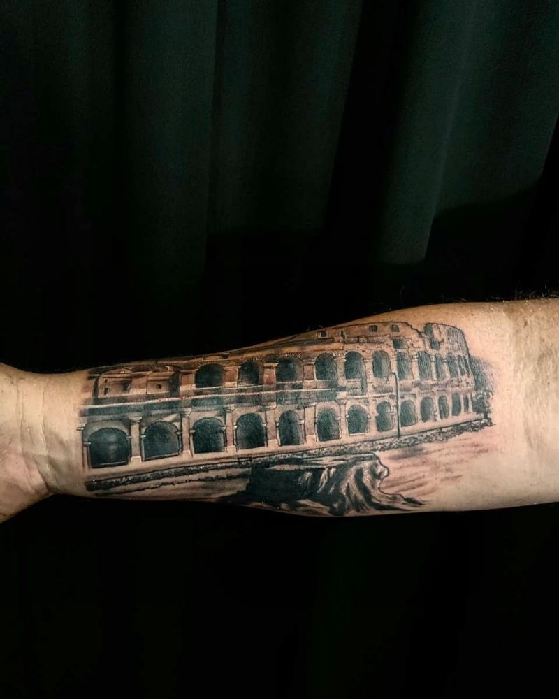 30 Pretty Colosseum Tattoos You Will Love