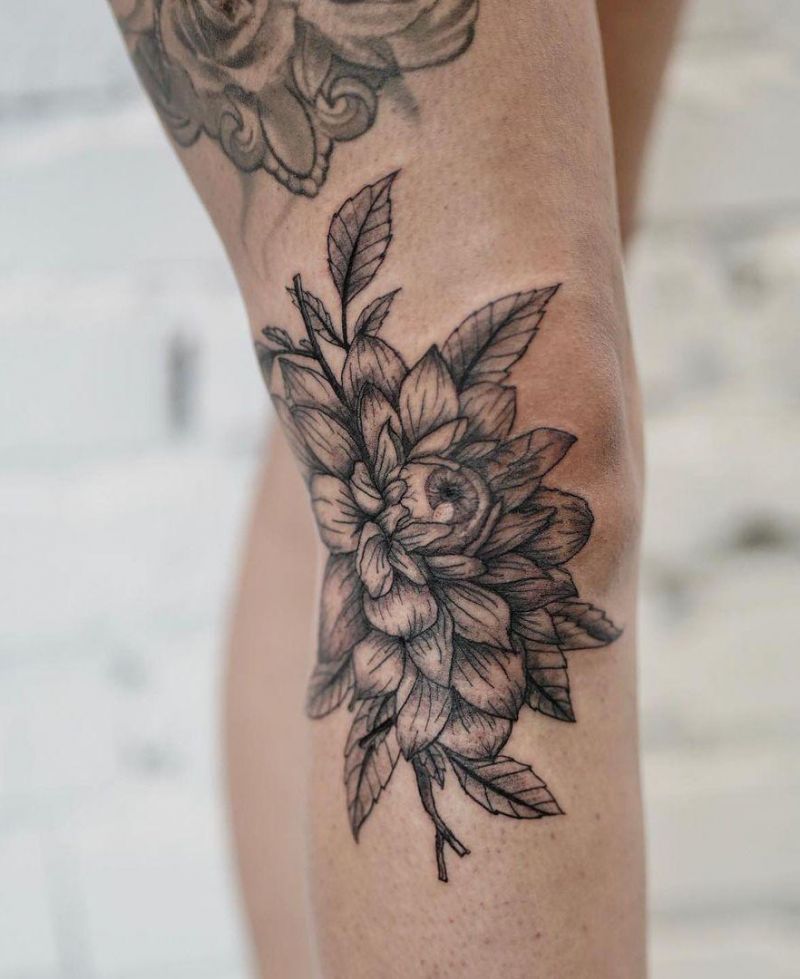 30 Pretty Dahlia Tattoos You Must Try