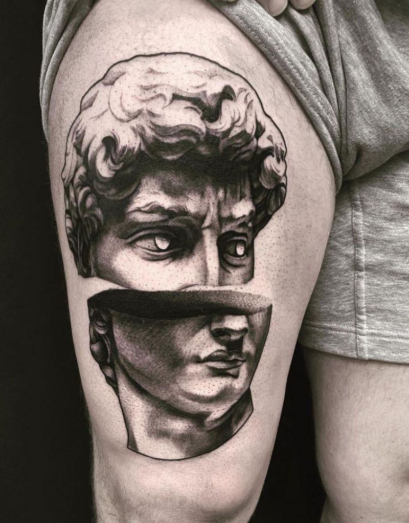 30 Pretty David Tattoos to Inspire You