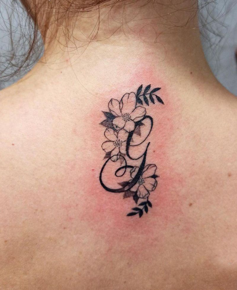 30 Pretty Initial Tattoos You Will Love